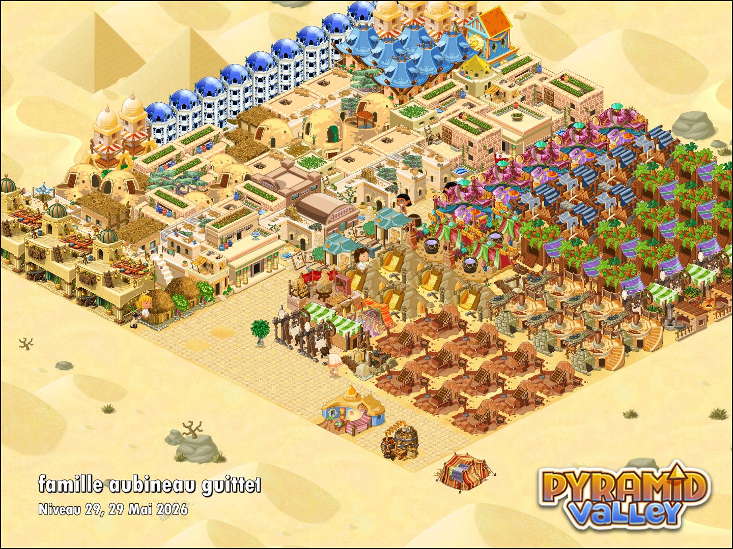 Community screenshot shared by familleaubineaug on PyramidValley: Reborn
