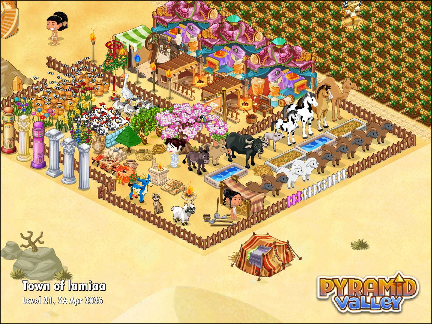 Community screenshot shared by lamiaa on PyramidValley: Reborn